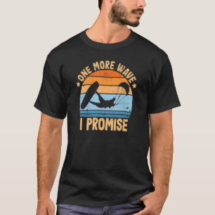 Camiseta Kitesurfing mais uma onda, prometo cozinheira