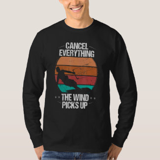 Camiseta Kitesurfing Vintage Wind Forecast Kitebaording Kit
