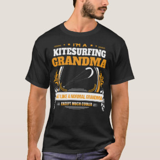 Camiseta Kitesurfing vovó presente as crianças