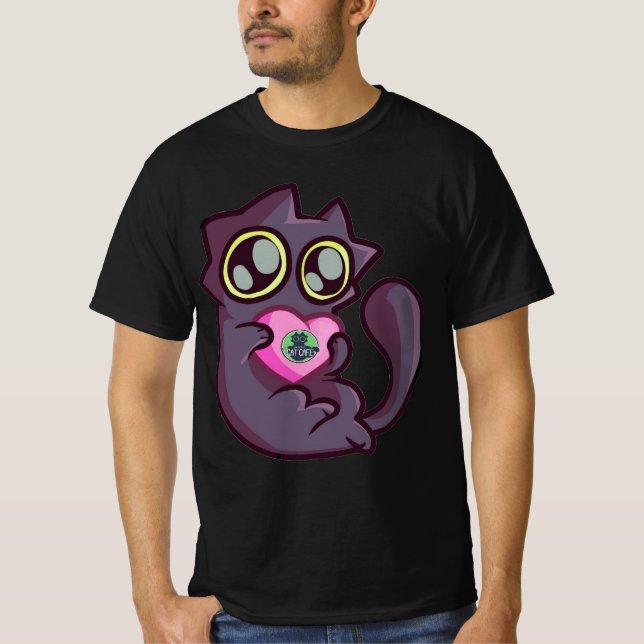 Camiseta KitKat Ama Você - O Alaska Cat Cafe (Frente)