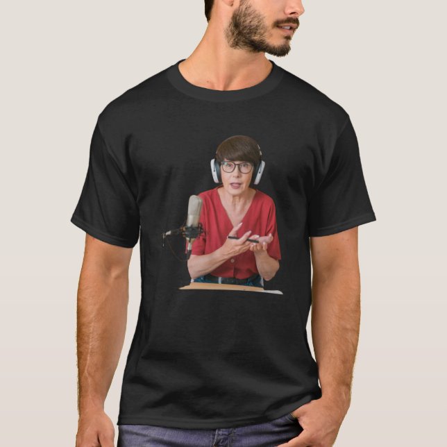 Camiseta kitschly fabuloso programa de rádio dos anos 50 (Frente)
