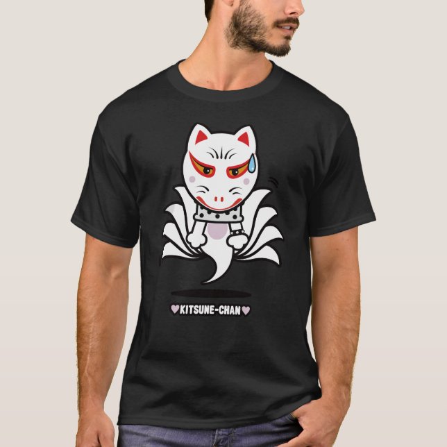 Camiseta ♥Kitsune-Chan♥ (projeção astral) (Frente)