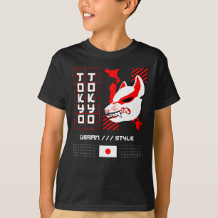 Camiseta Kitsune Fox Tokyo City