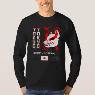 Camiseta Kitsune Fox Tokyo City
