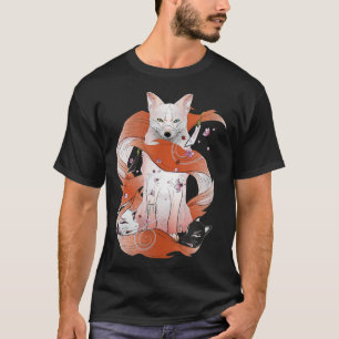 Camiseta Kitsune Japan Kami Inari Fox Fox Fox Sp