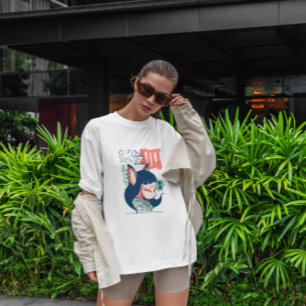 Camiseta Kitsune Japonês Yokai