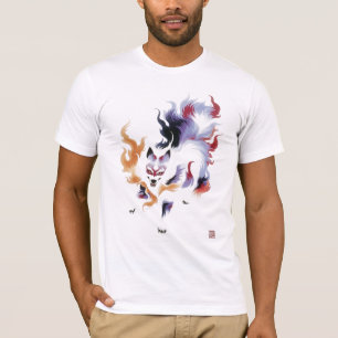 Camiseta Kitsune Mítico Tradicional