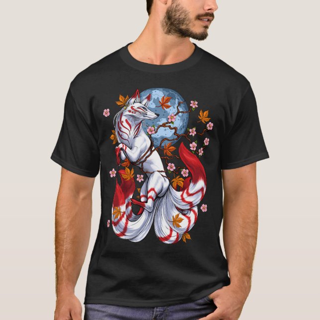 Camiseta Kitsune Raposa Japonesa (Frente)