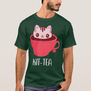 Camiseta KitTea Cat Mug Kit Tea para Cat Lovers KitTea Prem