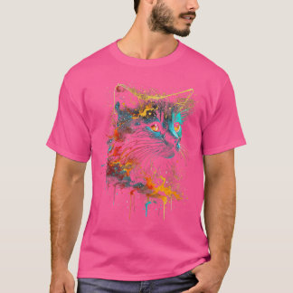 Camiseta Kitten color illustration