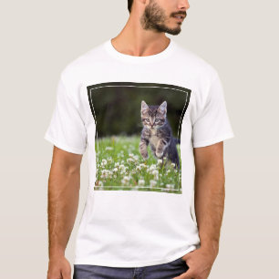 Camiseta Kitten Correndo De Vínculo