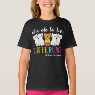 Camiseta Kitten Está Tudo Bem Ser Diferente Aceitação De Au