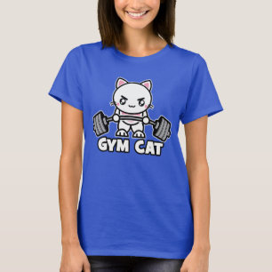 Camiseta KItten My Swole On, Workout Cat - Engraçado Gym