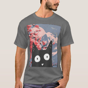 Camiseta Kitten Neko Japan Manga Harajuku Otaku Arte Gráfic