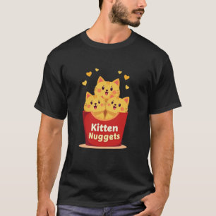 Camiseta Kitten Nuggets – 100% Fofos, Zero Frango