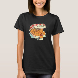 Camiseta Kitten Nuggets Cute Fast Food Cat Shape Foodie