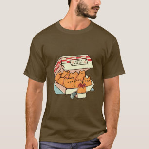 Camiseta Kitten Nuggets Fast Food Gato por Tobe Fonseca