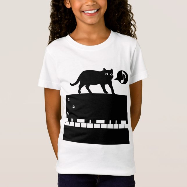 Camiseta Kitten_Piano (Frente)
