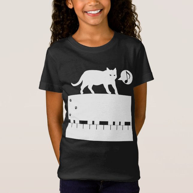 Camiseta Kitten_Piano (Frente)