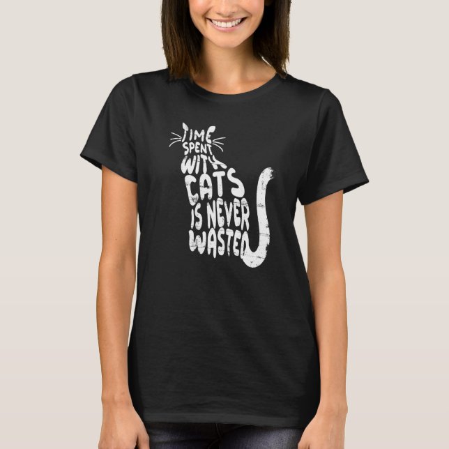 Camiseta Kittens Cats Proprietário do Gatinho Purr Meow Typ (Frente)