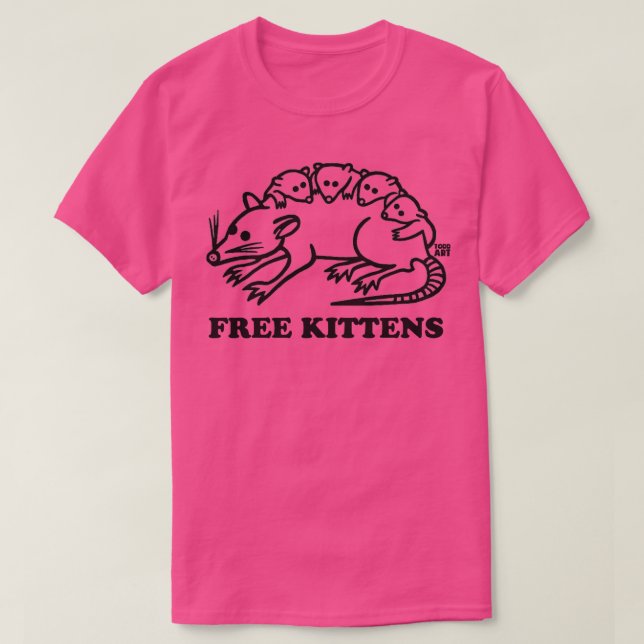 CAMISETA KITTENS GRATUITOS (Frente do Design)