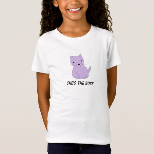 Camiseta Kitty Cat Ela é a Chefe