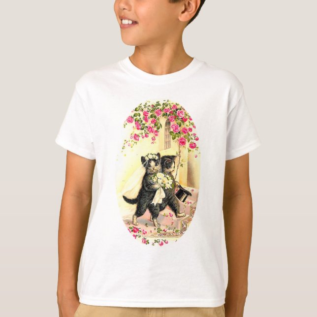 Camiseta Kitty Cat Wedding (Frente)