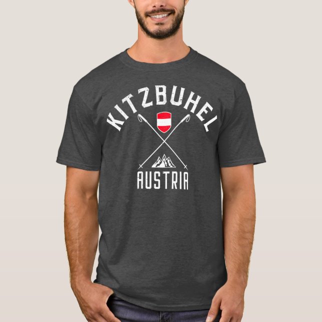 Camiseta Kitzbuhel Áustria Ski (Frente)