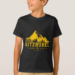 Camiseta Kitzbühel Áustria Ski Resort Alpino Skiing Áustria