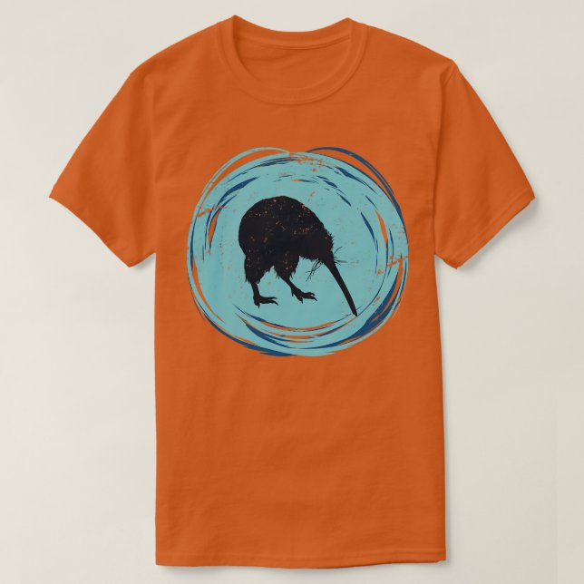 Camiseta Kiwi Bird Nova Zelândia (Frente do Design)