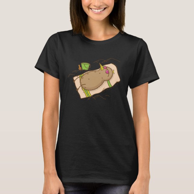 Camiseta Kiwi Bird taking Vacation Fruit Animal (Frente)