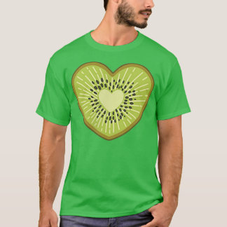 Camiseta Kiwi Heart Shaped Vegan Kiwis Kiwi Lover 899