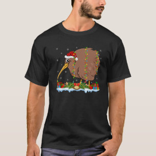 Camiseta Kiwi Lover Family Matando Santa Hat Kiwi Christma