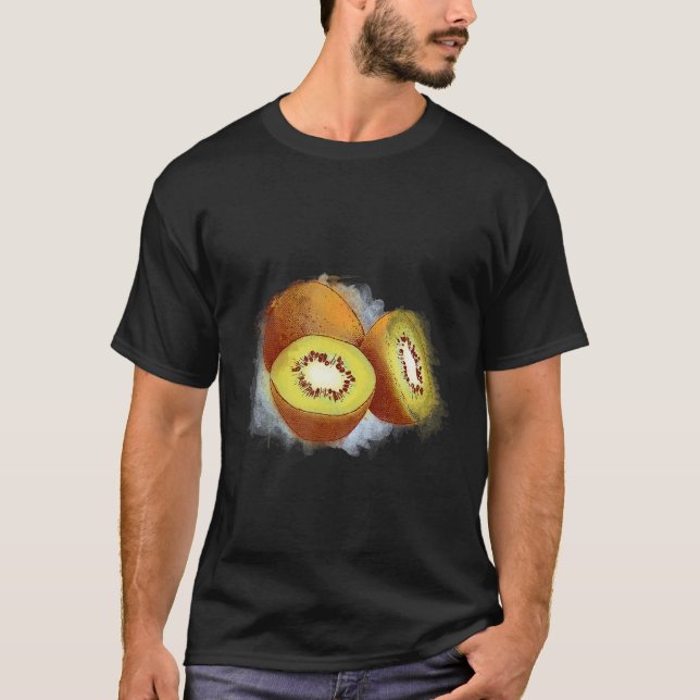Camiseta Kiwi motif fruit kiwi (Frente)