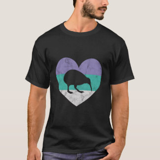 Camiseta Kiwi Nova Zelândia - Presente para Mulheres e Rapa