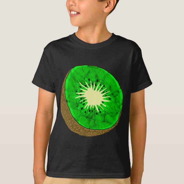 Camiseta Kiwi Summer Tropical Exótica Fruta azeda (Frente)