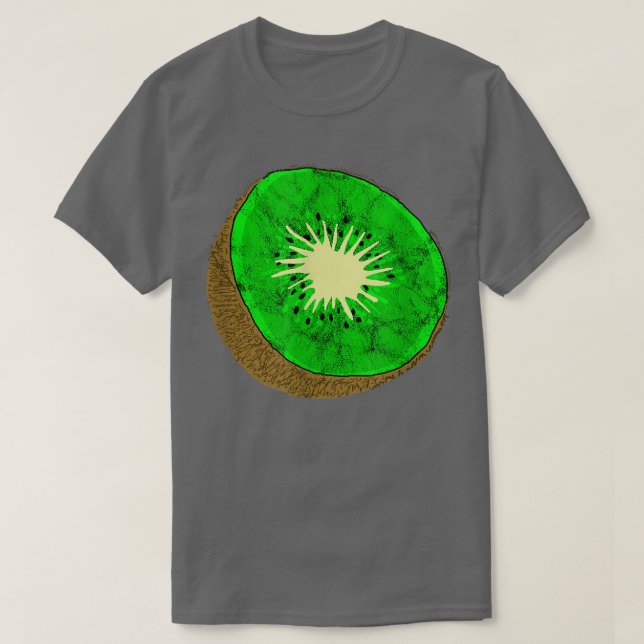 Camiseta Kiwi Summer Tropical Sour Fruit Vegetarian Fruitar (Frente do Design)