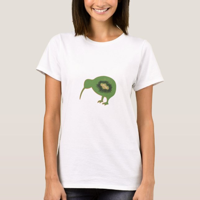 Camiseta kiwifruit do nz do quivi (Frente)