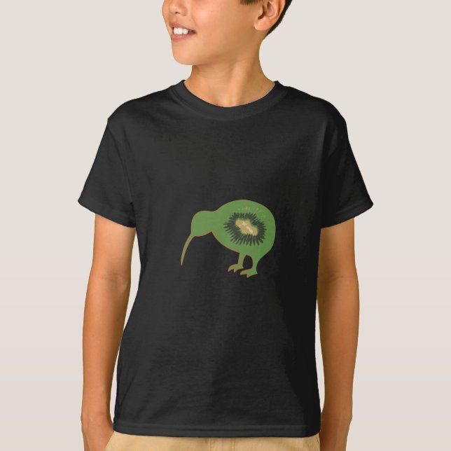 Camiseta kiwifruit do nz do quivi (Frente)