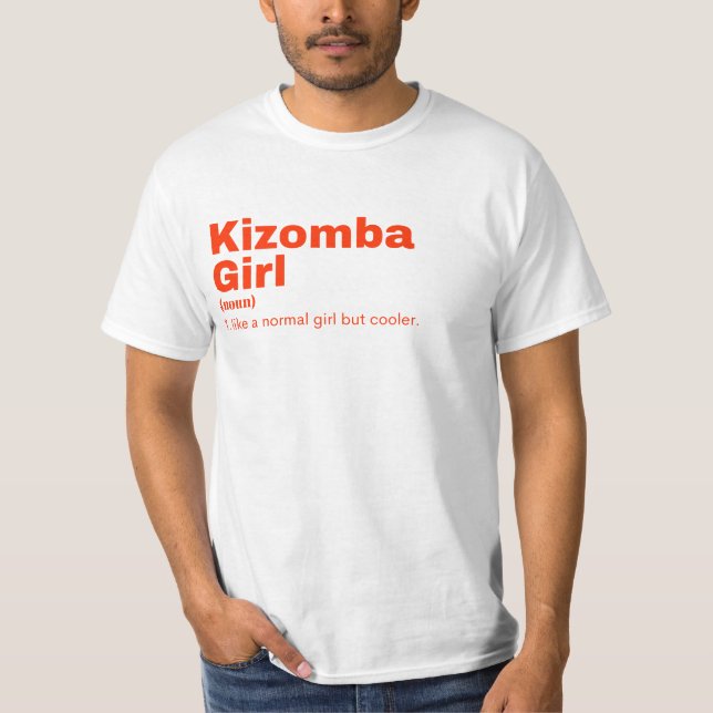 Camiseta Kizomba  Girl - Kizomba  (Frente)