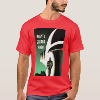 Camiseta Klaatu Barada Nikto Robô Gort SiFi amigos engraçad