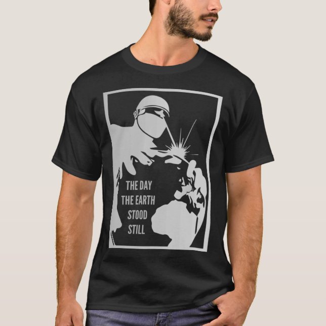 Camiseta Klaatu Barada Nikto Robot Gort SiFi (Frente)
