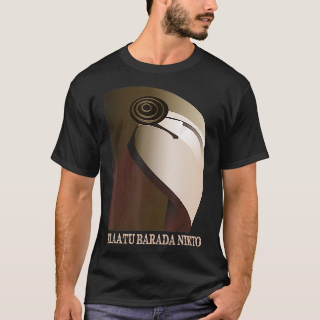 Camiseta Klaatu Barada Nikto Robot SiFi  (Frente)