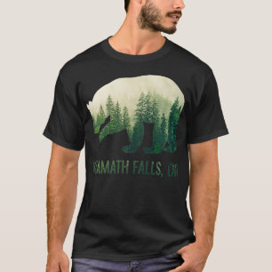 Camiseta Klamath Falls Bear State Of Oregon Pacific NW Wild