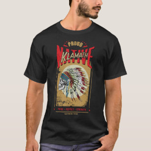 Camiseta Klamath Nativa Americana de Guerra Indígena Orgulh