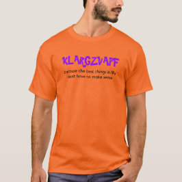 Camiseta Klargzvapf