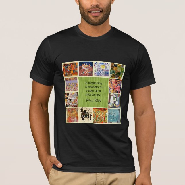 Camiseta Klee - Colagem Colorida (Frente)