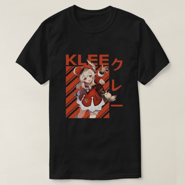 Camiseta Klee Genshin Impact Classic (Frente do Design)