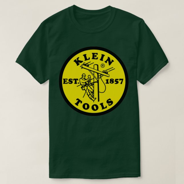 Camiseta Klein Tools Est 1857 (Frente do Design)