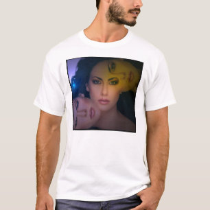 Camiseta Kleur do donker da margem de Vrouw
